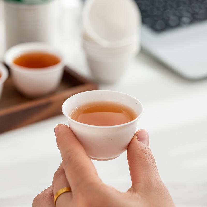 Eco-friendly Thickened Rice Husk Tea Cup for Gongfu and Guest Reception, High-grade and High Temperature Resistant