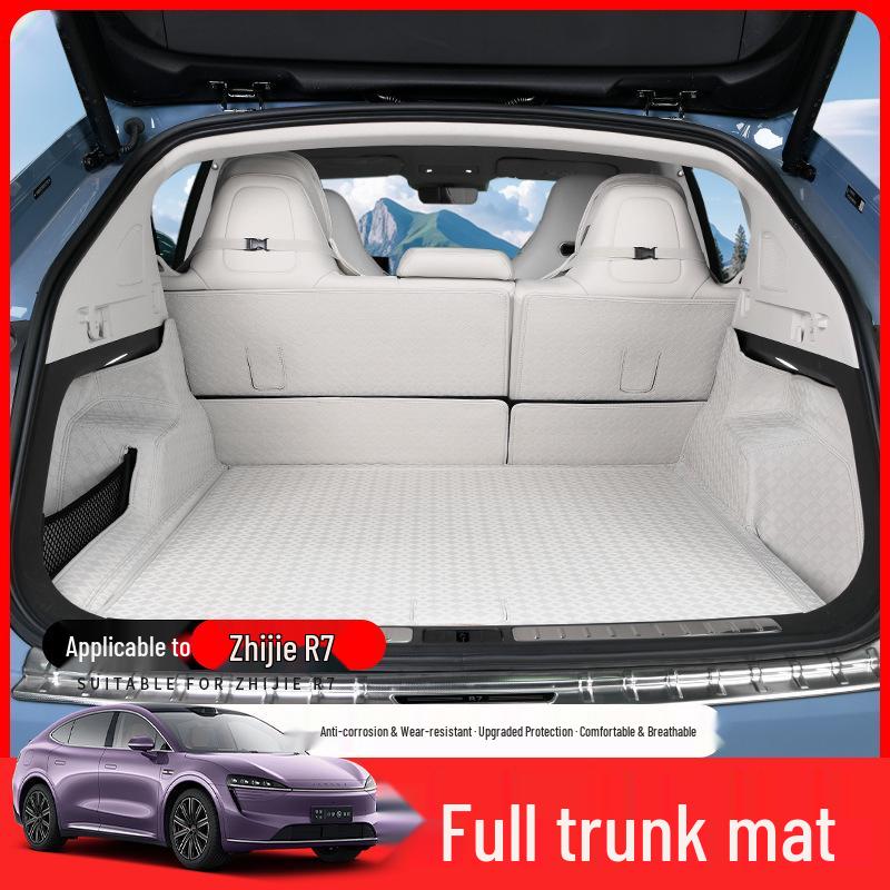 Zhijie R7 Full Coverage Waterproof Leather Trunk Mat