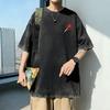 Washed Vintage Bad Omens Graphic Tshirt Men Women Summer Retro Rock Streetwear Unisex Short Sleeve Gothic Metal Style Tshirts