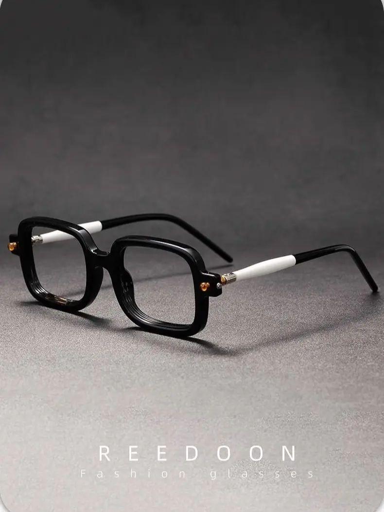 

Wide Gentleman Reading For Glasses Men And Women Thick Frame Large Frame Blue Light For Elderly Glasses High-Grade Genuine +100