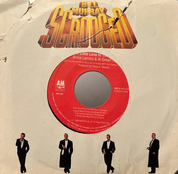 7-дюймовая пластинка ANNIE LENNOX AL GREEN Put A Little Love In Your Heart A AM1255 AM Records 1988 Канада Поп Б/у