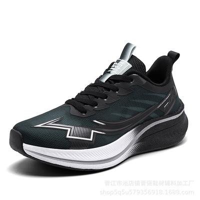 Summer Mesh Breathable Men's Shoes 2025 New Popcorn Ultra-light Shock-absorbing Running Sports Shoes Men's Comfortable Trendy Shoes