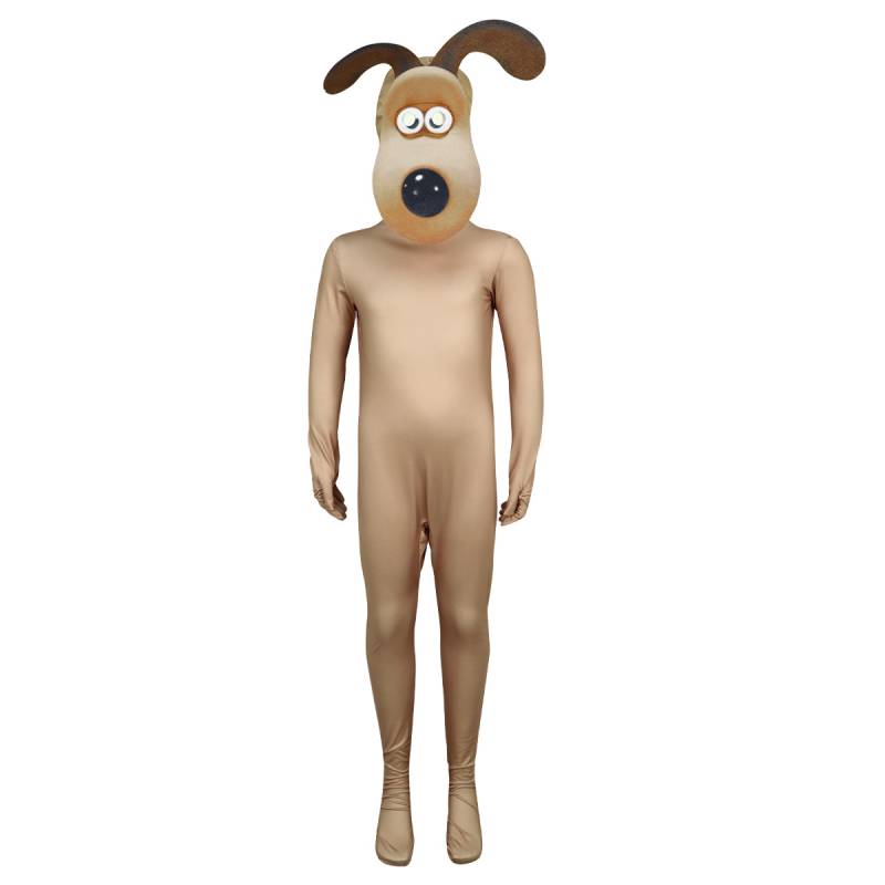 

Cosplay Wallace Gromit Costume Extravaganza Party Performance Halloween Outfit Gromit,170