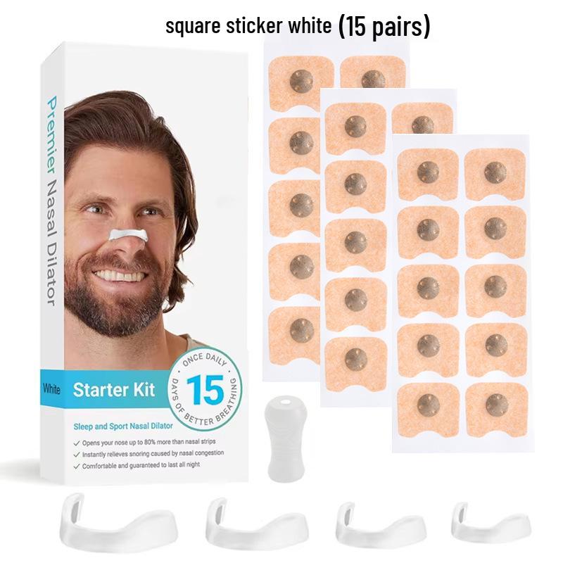 Manyetik Burun Genişletici Seti: Tıkanıklık Giderici ve Hava Akışını İyileştiren Nefes Alma Yardımcısı Burun Bantları.