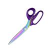 Titanium-Coated Stainless Steel Tailor Scissors with PU Leather Grip for Cutting Cloth and Apparel