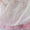 Kids Puffy Tulle Tutu Skirt, Separate Princess Skirt with Pink Bow Elastic Waist for Birthday Party