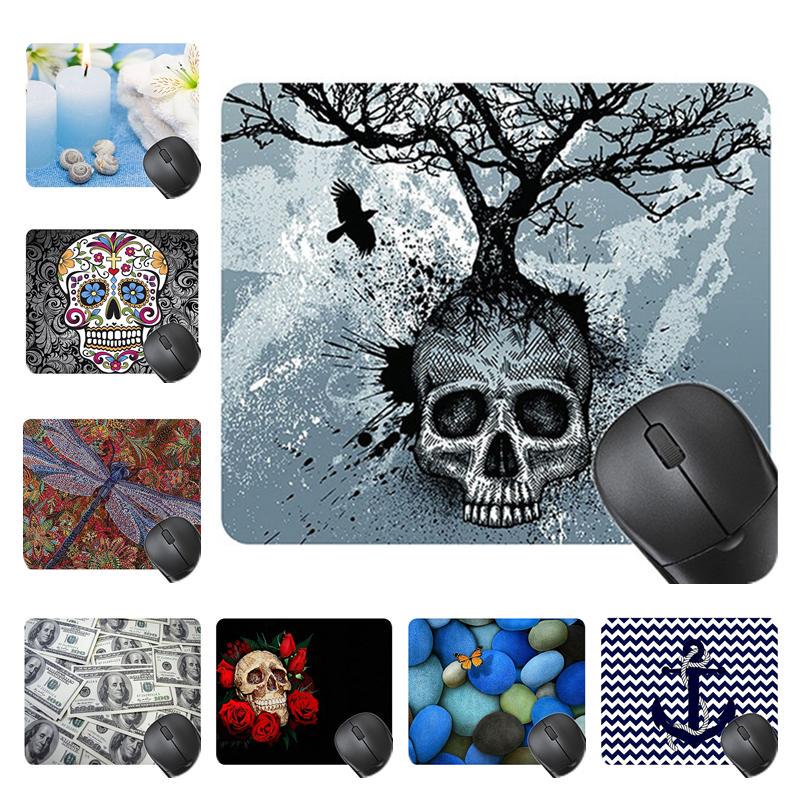 Cheap Mouse Pad Skull Serise Dollars Creative Printing Pattern Optical