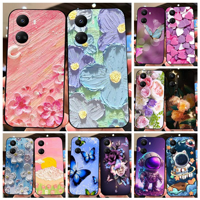 For Huawei Nova 10 SE Case Popular Flower Astronaut Soft Silicone Bumper Phone Cover For Huawei Nova 10SE 10z 10 Pro SE Funda
