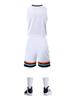 Summer College Student Tank & Short Sleeve Basketball Uniform for Outdoor Training and Fitness