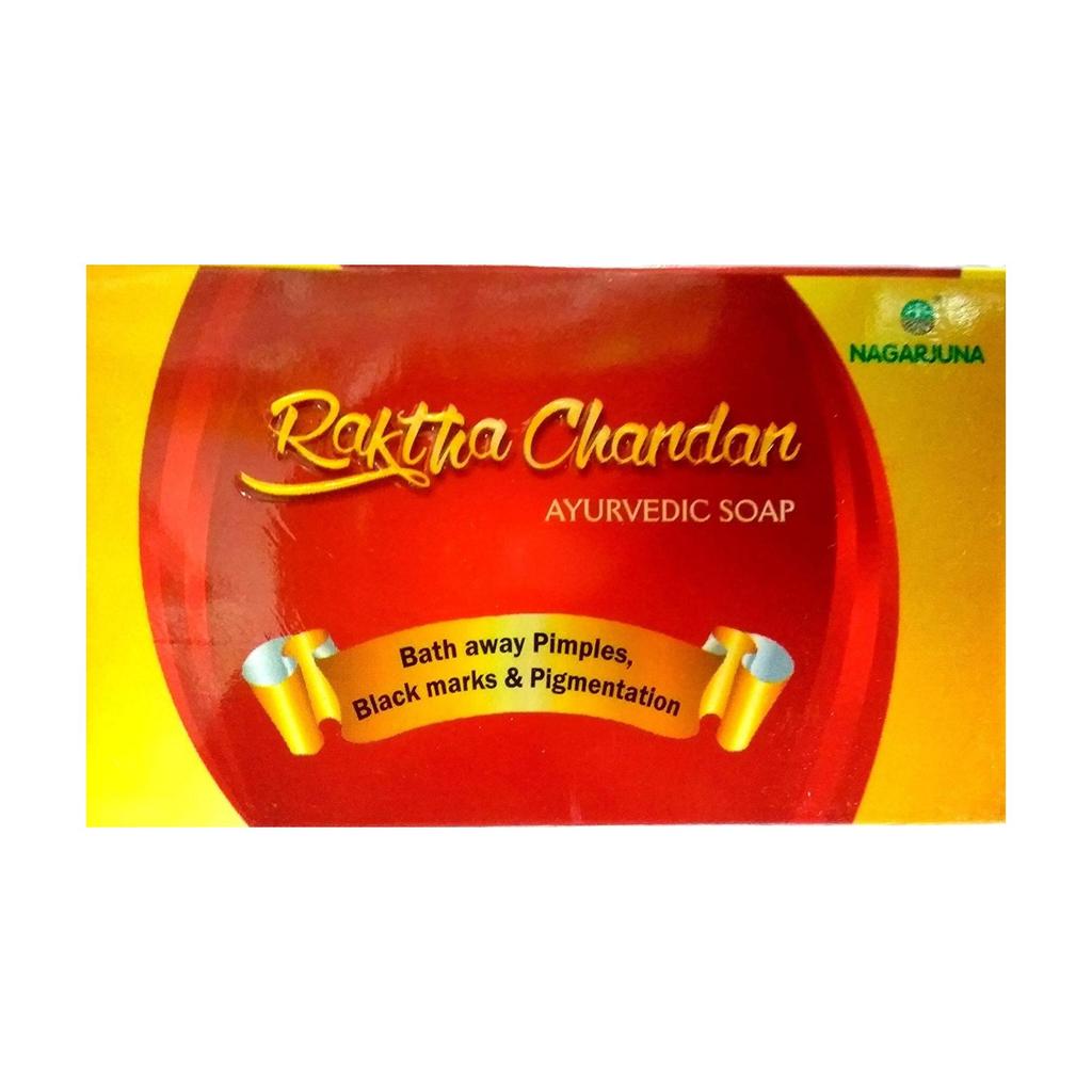 Nagarjuna Raktha Chandan Ayurvedic Soap Pack Of 11 75g Natural Herbal Skin Care Bars