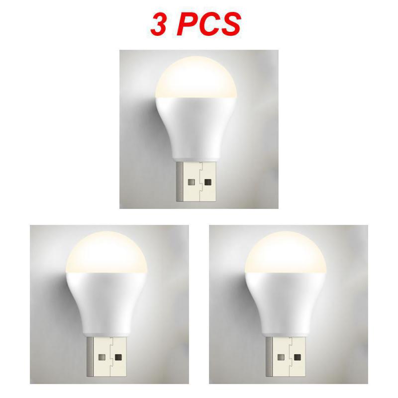 USB Tragbares LED-Licht Kleines Rundes Licht Computer Powerbank Licht Für Computer PC Mobile Powerbank USB-Licht