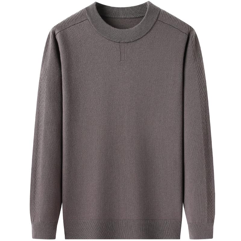 Romon Men s 100% Pure Wool Half-High Neck Sweater XL