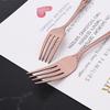 6/8/32Pcs Western Edelstahl Besteck Set Rose Gold Geschirr Küche Geschirr Messer Gabeln Löffel Utensilien