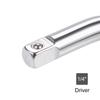 1/2/3pcs CR-V 1/4" 3/8" 1/2" Drive Socket Extension Bar Breaker L Shape Wrench Construction