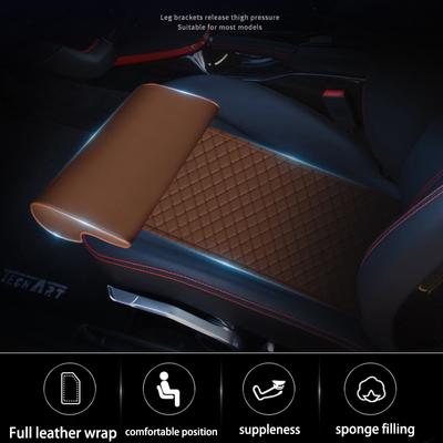 New Car Seat Extender Cushion Leg Support Pillow Memory Foam Knee Pad Long-Distance Driving Office Home Driver Protector Mat