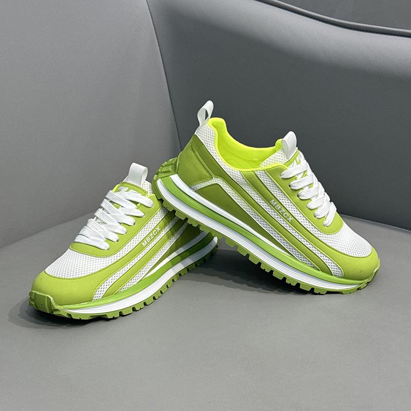 Fashion Mens Sneakers 2025 Summer New Mesh Breathable Board shoes Fashion Versatile Platform Casual Shoes Mens Trend Sports Running Shoe