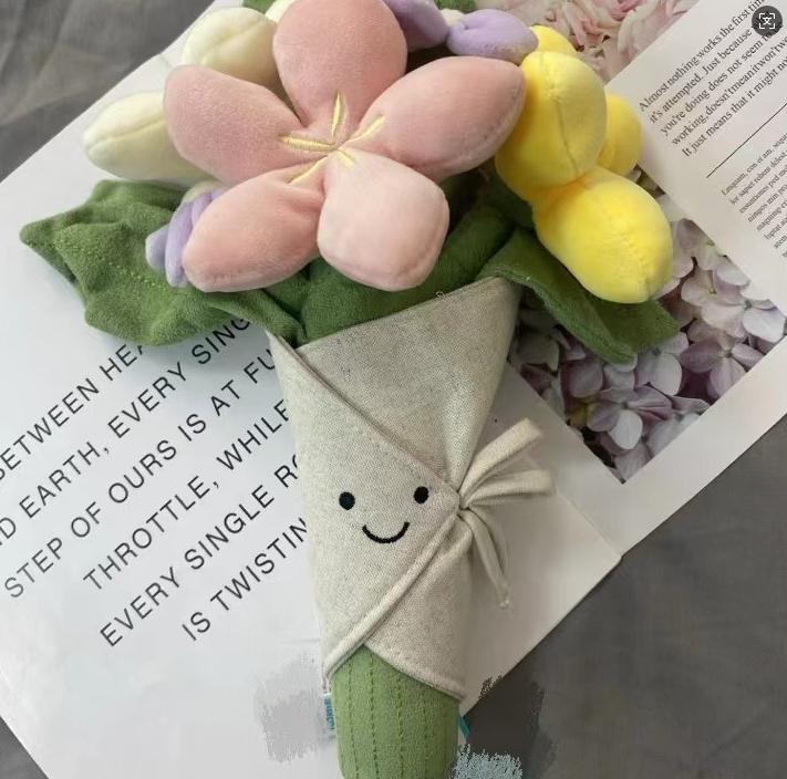 Plant Hand-held Bouquet Plush Toy, Children s Toy, Graduation Ceremony Hand-held Doll