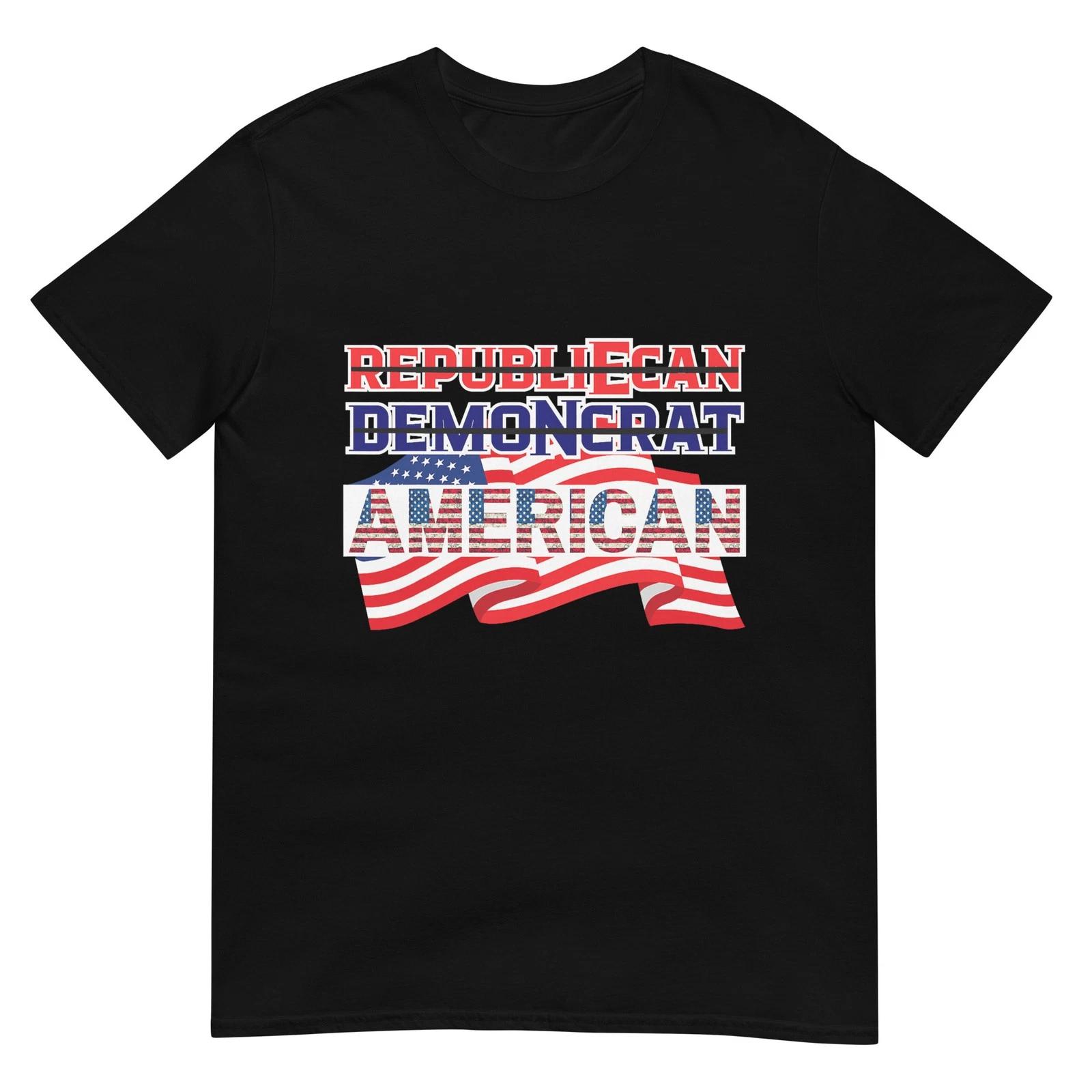 Americans are All Tired of Democrats Republicans Politicians T-Shirt M
