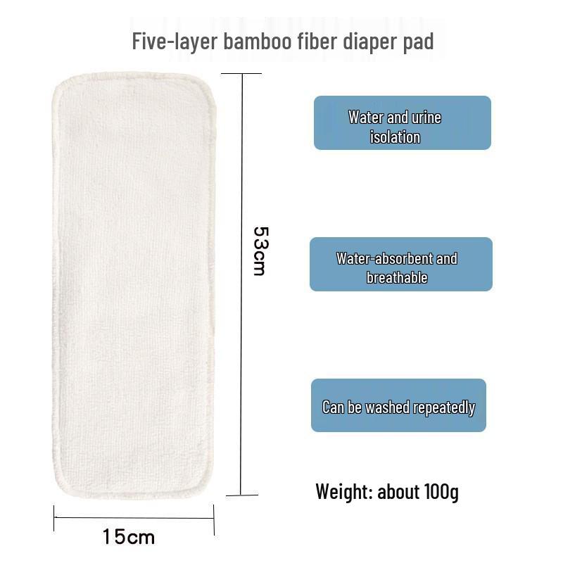 Washable Waterproof Adult Incontinence Pants - Leak-Proof Cloth Diapers for Elderly Care