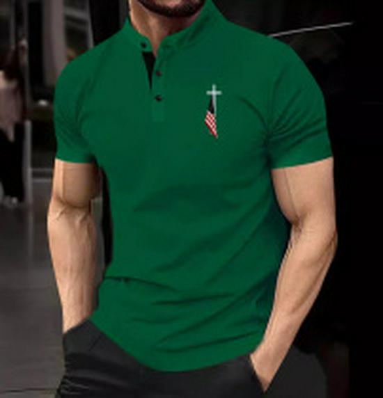 

Men s Summer 2024 Zipper Pocket Sports Polo Shirt XXXL
