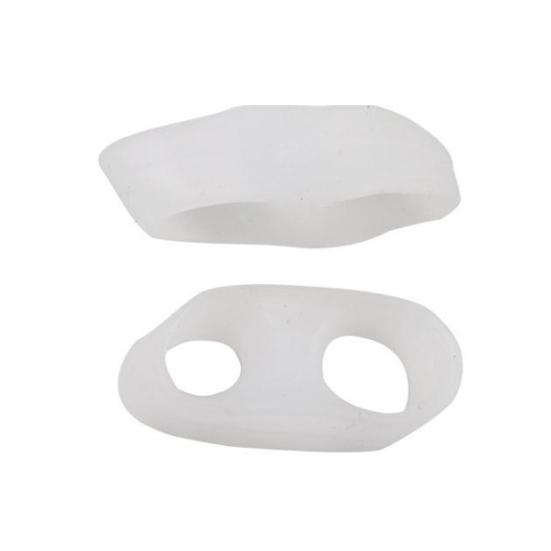 

1 Pair Silicone Gel Little Toe Separator Hallux Valgus Bunion Guard Foot Care белый