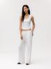 GLOWNY G Classic Scoop Neck Sleeveless (White)