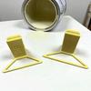 Paint Brush Storage Rack Secure Hold Clamps To Paint Can Rim Prevents Paint Waste Paint Brush Cleaning Tool Painting Accessory