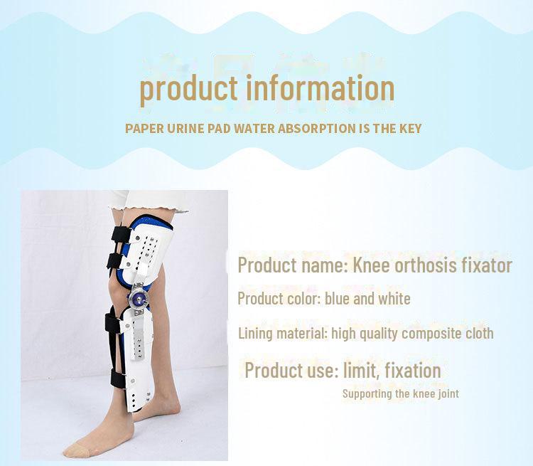 Plastknä- och fotledsstöd med ledstöd