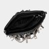 Punk Falten Knödel Achseltasche Mehrfach-Reißverschlusskopf Dekorative Damen-Schultertasche Babes Tragetasche