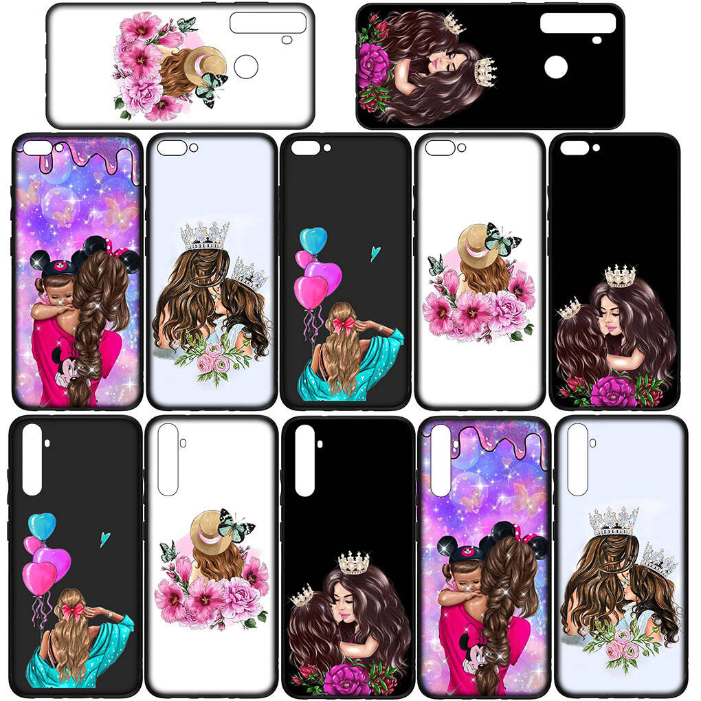Cover for iPhone 17 16 15 Xiaomi Poco Redmi Note 14 13 12 11 Pro Max Samsung Galaxy S25 S24 OPPO Huawei Woman Baby Girl Mom Family Boy Cute Phone Case