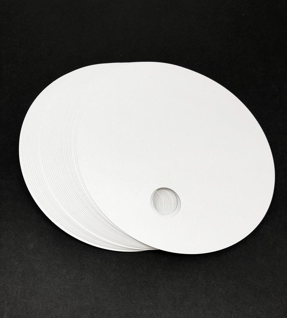 Shape Drawing Diameter 210mm [Round Fan] (30 Pieces)