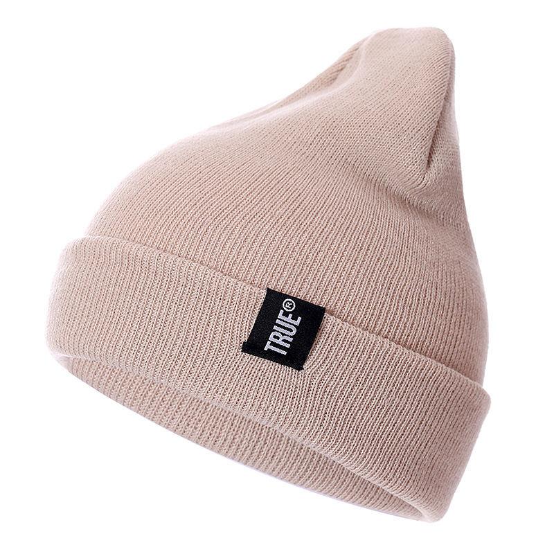 New Casual Men's and Women's Fashion Knitted Winter Hat Solid Color Hip Hop Hat Men's and Women's Universal Hat