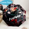 Custom Name Umbrella Light Darkness Jujutsu Umbrella 8-Frame for Travel, Camping, Casual Lightweight Portable, Essential for Family Gifts
