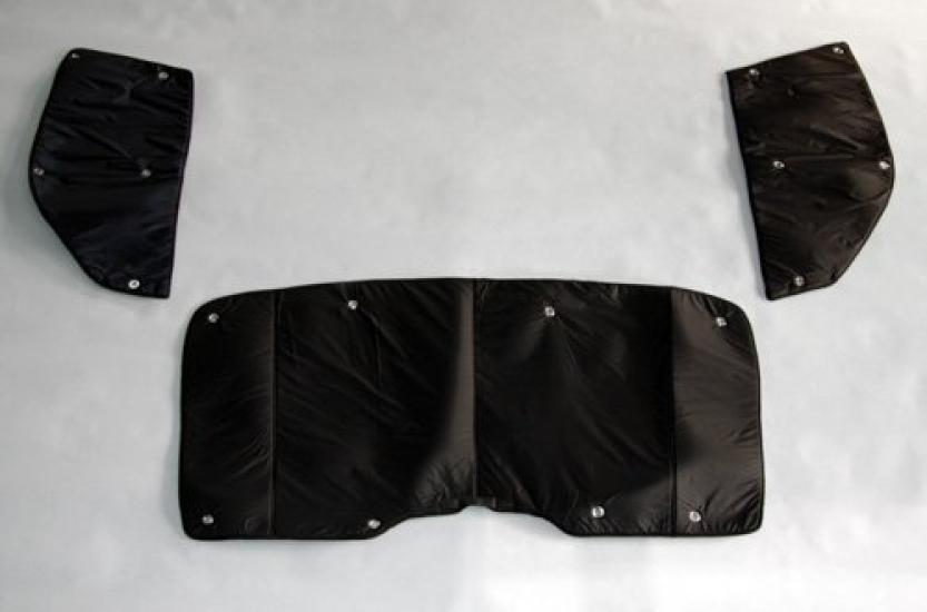 

Hiace 200 series shading front 3 sides type wide body pad, [Grade] I~IV - чёрный