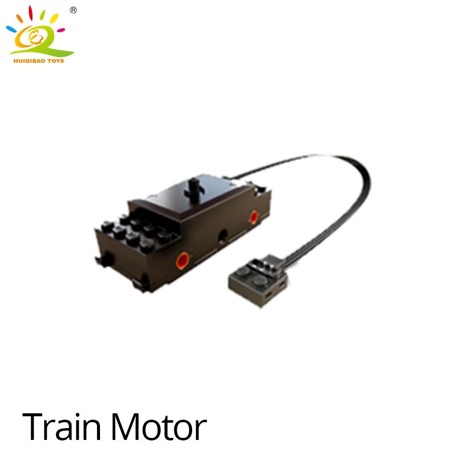 MOC Technical Power Function Train M L XL Motor IR Building Blocks High Tech Parts Bricks DIY Car Truck Construction