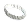 1 Pieza Pulsera para Niñas Color Plata Cristal Brillante Joyería para el Pie de Mujer Tobillera Elástica Extensible Accesorios