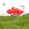 Mini Cherry Blossom Bonsai: Artificial Green Plant Decoration for Micro Landscapes.