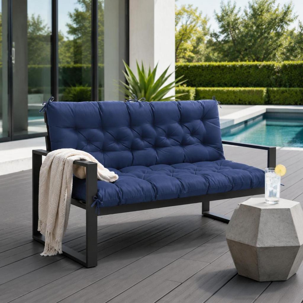 Waterproof Bench Cushion Sunproof Garden Sunlight Resistant