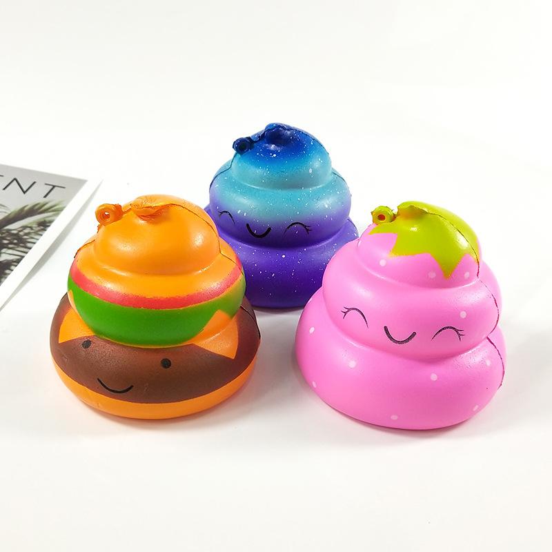 Jucării Creative Squishy Curcubeu Cacat Mingi Anti-Stres Jucărie Decomprimare prin Strângere Recuzită Amuzantă pentru Petreceri Cadouri de Ziua de Naștere Cadouri Mici