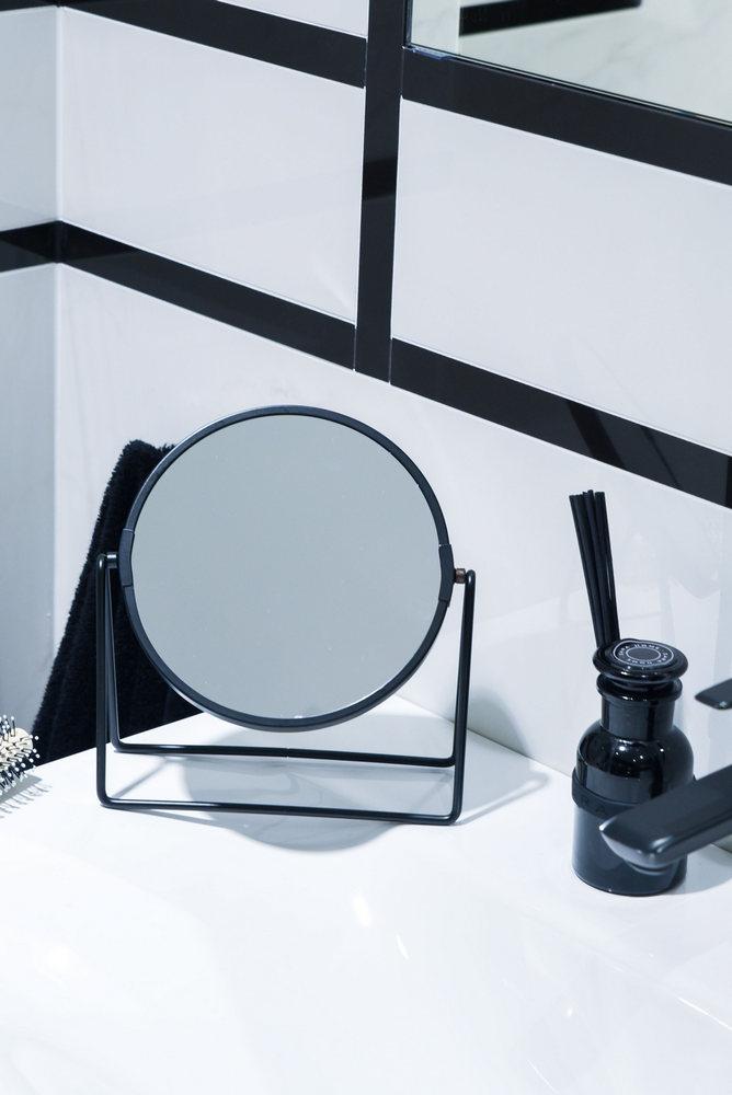Cosmetic Mirror Magnifying 5x AWD INTERIOR 1468 Black Loft Modern