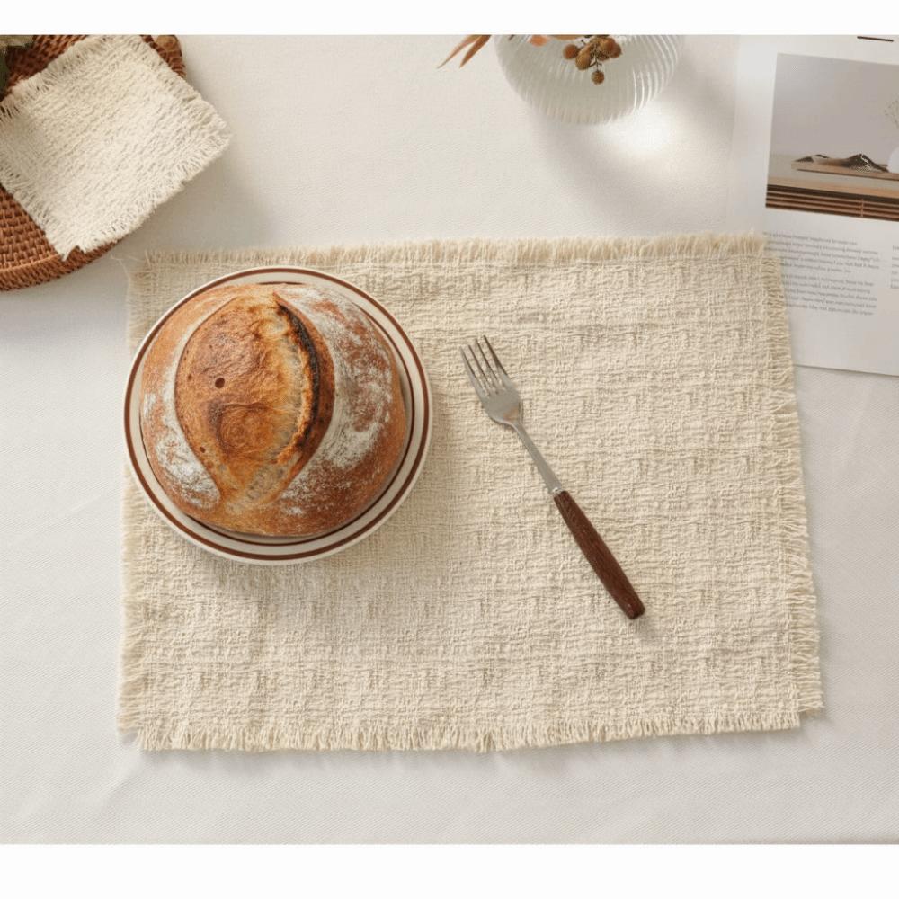 Cotton Decorative Placemat Soft Utensil Pads High Quality Table Mat