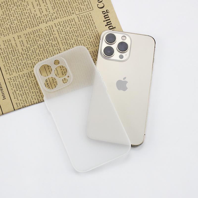 Applicable to iPhone16 ultra-thin matte mobile phone case tpu bare metal feel Apple 17 translucent, sweat-proof and non-yellowing