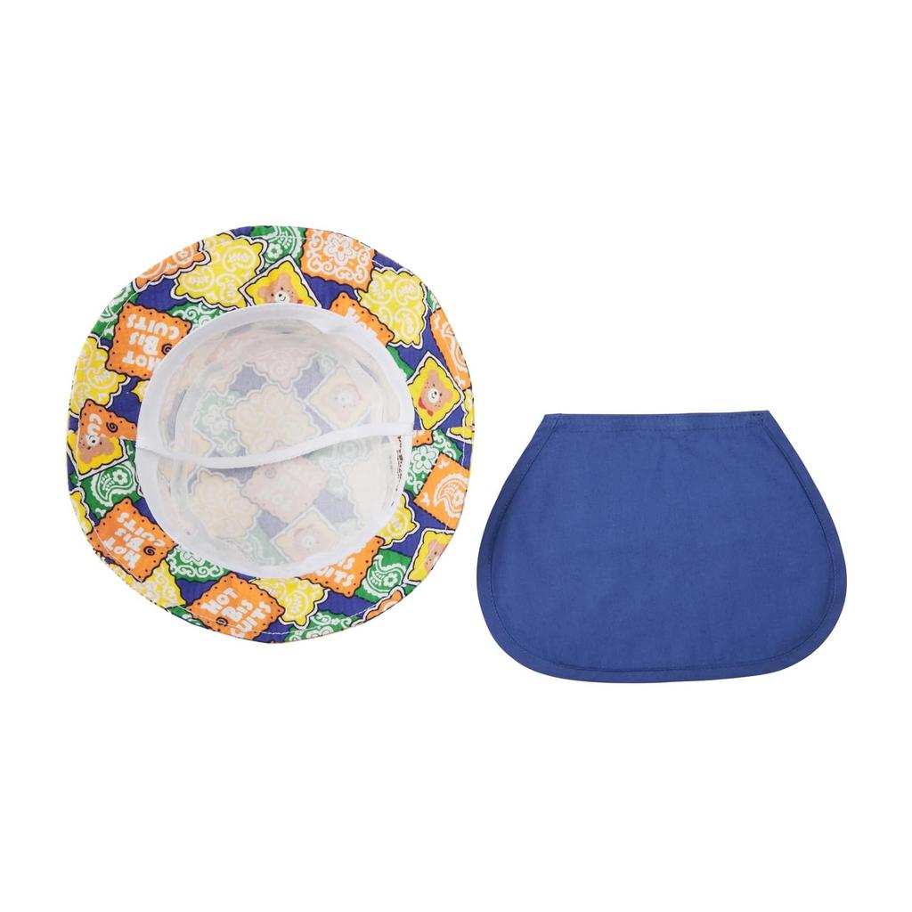 MIKIHOUSE HOT BISCUITS Hat, Multicolor, for Boys and Girls, Size M (50-52cm), 72-9103-682