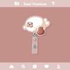 Cartoon Animal Cartoon Retractable Badge Reel Dumplings Cute Bunny ID Holder  Hospital Supplies