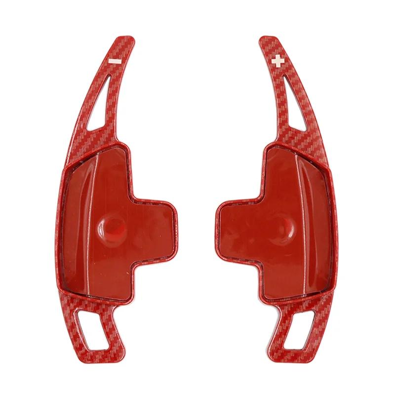 Hot Interior Mouldings 2pcs Carbon Fiber Car Steering Wheel Shift Paddle Shifters Extended For Mercedes Benz E Class W213 2017 2