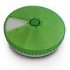 Round Box 7 Compact Compartments for Pill Storage