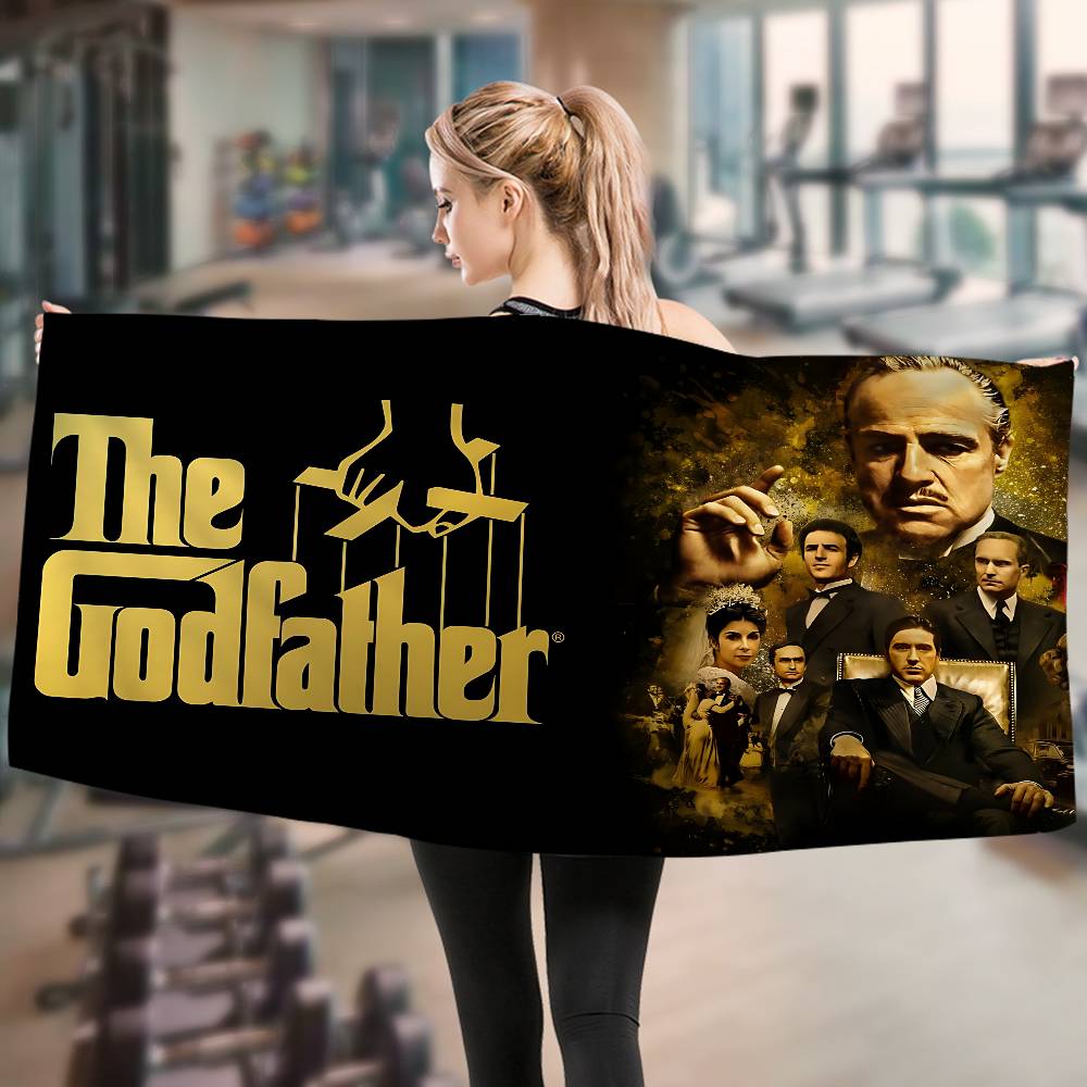 Classic Movie G-Godfather Microfiber Printed Beach Towel Mountain Climbing Yoga Beach Swimming Running Absorbent Soft Towel