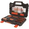 Drilling and Screwdriving Set - BLACK+DECKER - A7231-XJ - 76 Accessories - Drill Bits, Sockets, Bits