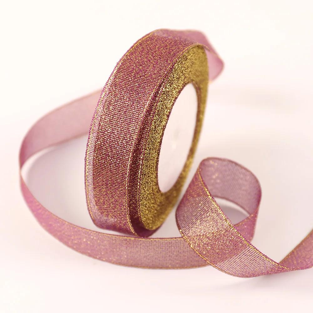 25yards 20mm Colorful Onion Glitter Ribbon for Gift Packaging Webbing Christmas Wedding Decoration Supplies Handmade Ribbons