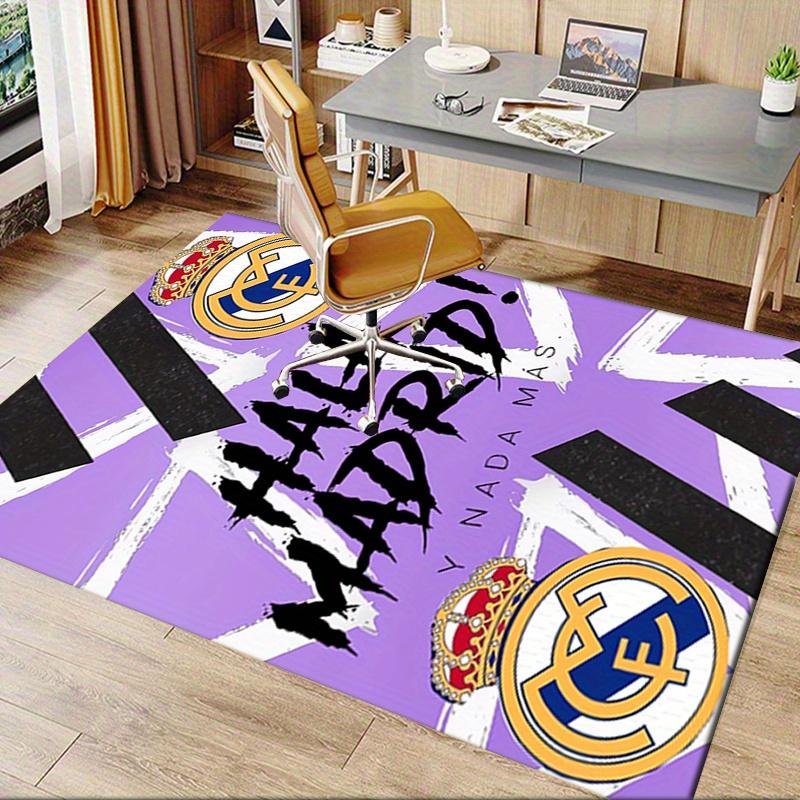 1 buc Real Madrid, Club de Fotbal, Echipă Sportivă Covoraș Birou Poliester Moale Covoraș Intrare Lavabil Non